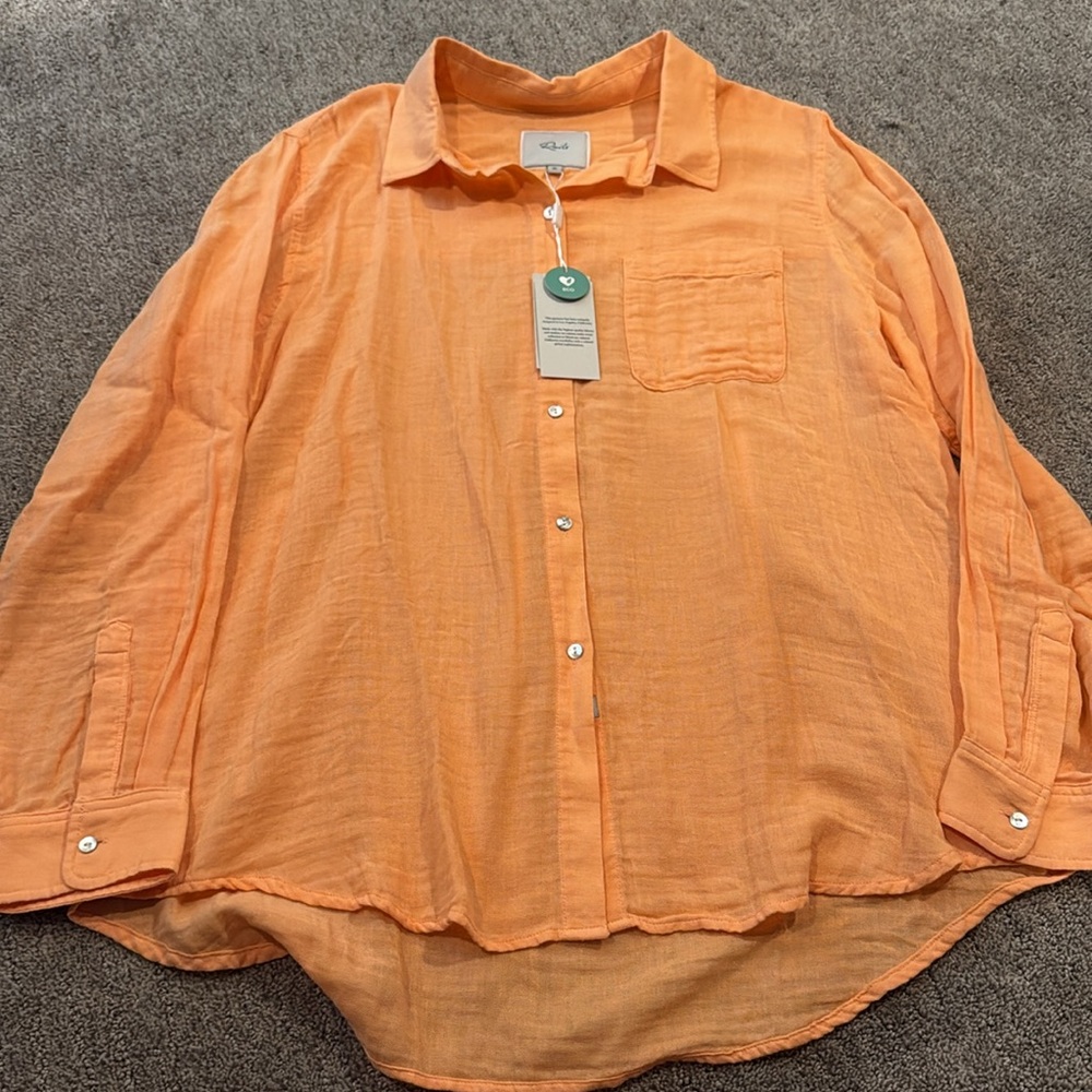 NWT Rails Ellis Gauze Button Down - Picture 5 of 6